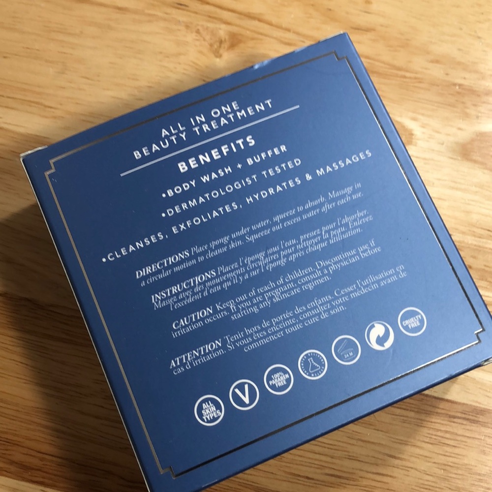 5/$25 Spongelle WINTER ROSE Body Wash Infused Buffer - Picture 3 of 6